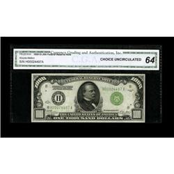 Fr. 2210-H $1000 1928 Federal Reserve Note. CGA