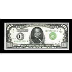Fr. 2210-H $1000 1928 Federal Reserve Note.