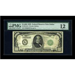 Fr. 2210-K $1000 1928 Federal Reserve Note. PMG