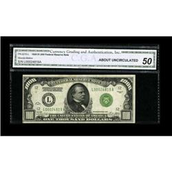 Fr. 2210-L $1000 1928 Federal Reserve Note. CGA