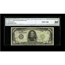 Fr. 2211-B $1000 1934 Federal Reserve Note. CGA