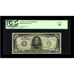 Fr. 2211-G* $1000 1934 Federal Reserve Note.