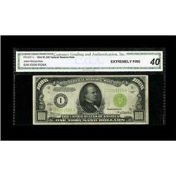 Fr. 2211-I $1000 1934 Federal Reserve Note. CGA