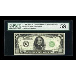 Fr. 2212-G $1000 1934A Federal Reserve Note. PMG