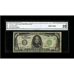Fr. 2212-G $1000 1934A Federal Reserve Note. CGA