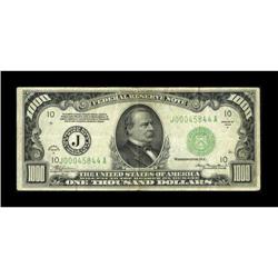 Fr. 2212-J $1000 1934A Federal Reserve Note.