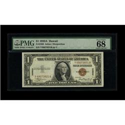 Fr. 2300 $1 1935A Hawaii Silver Certificate. PMG