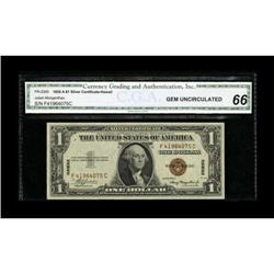 Fr. 2300 $1 1935A Hawaii Silver Certificate. CGA