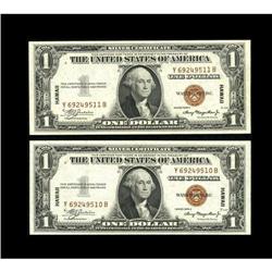 Fr. 2300 $1 1935A Hawaii Silver Certificates.