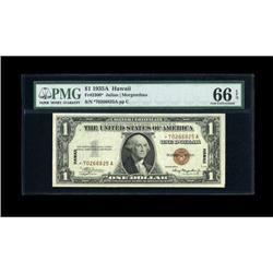 Fr. 2300* $1 1935A Hawaii Silver Certificate.