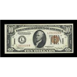 Fr. 2303 $10 1934A Hawaii Federal Reserve Note.