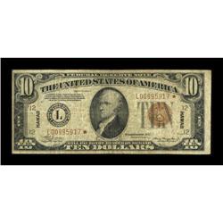 Fr. 2303* $10 1934A Hawaii Federal Reserve Note.