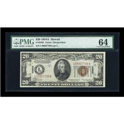 Fr. 2305 $20 1934A Hawaii Federal Reserve Note.