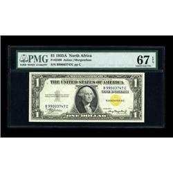 Fr. 2306 $1 1935A North Africa PMG 67 EPQ