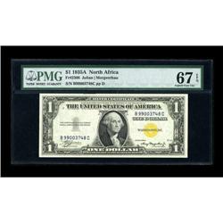 Fr. 2306 $1 1935A North Africa PMG 67 EPQ