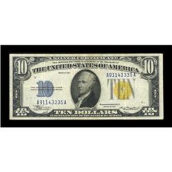 Fr. 2308 $10 1934 North Africa Silver