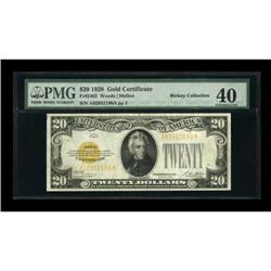 Fr. 2402 $20 1928 Gold Certificate. PMG