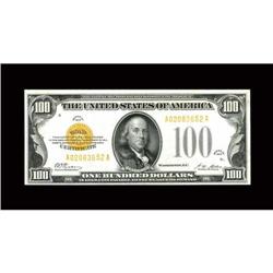 Fr. 2405 $100 1928 Gold Certificate. Very