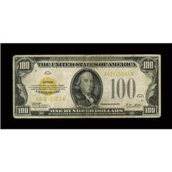 Fr. 2405 $100 1928 Gold Certificate. Very