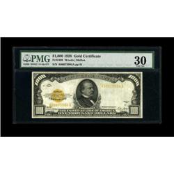 Fr. 2408 $1000 1928 Gold Certificate. PMG Very