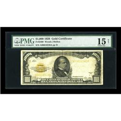 Fr. 2408 $1000 1928 Gold Certificate. PMG Choice
