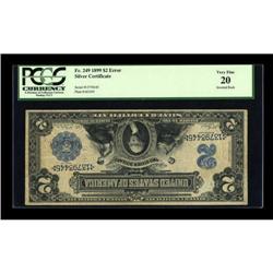 Fr. 249 $2 1899 Silver Certificate PCGS Very