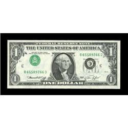 Fr. 1908-C $1 1974 Federal Reserve Note. Very