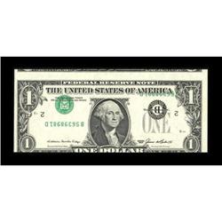Fr. 1913-B $1 1985 Federal Reserve Note. Gem