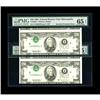 Fr. 2082-I $20 1995 Federal Reserve Notes. Two