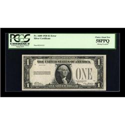 Fr. 1600 $1 1928 Silver Certificate. PCGS Choice