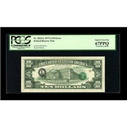 Fr. 2024-L $10 1977A Federal Reserve Note. PCGS