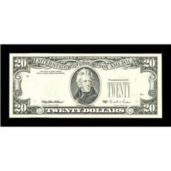 Fr. 2081-D $20 1995 Federal Reserve Note. About