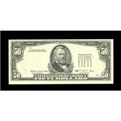 Fr. 2123-G $50 1988 Federal Reserve Note. About