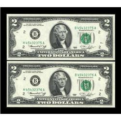 Fr. 1935-B $2 1976 Federal Reserve Note. Very