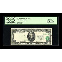 Fr. 2070-E $20 1969C Federal Reserve Note. PCGS