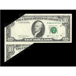 Fr. 2028-D $10 1988A Federal Reserve Note.