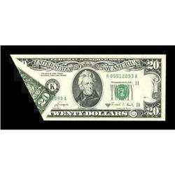 Fr. 2076-K $20 1988A Federal Reserve Note. Gem