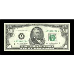 Fr. 2119-A $50 1977 Federal Reserve Note. Choice