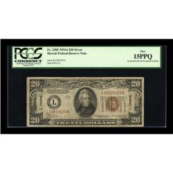 Fr. 2305 $20 1934A Hawaii Federal Reserve Note.