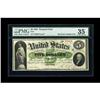 Image 1 : Fr. 1 $5 1861 Demand Note PMG Choice Very Fine