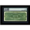 Image 2 : Fr. 1 $5 1861 Demand Note PMG Choice Very Fine