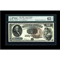 Fr. 161 $50 1880 Legal Tender PMG Gem