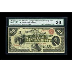 Fr. 191a $20 1864 Compound Interest Treasury