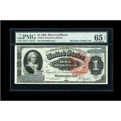 Fr. 218 $1 1886 Silver Certificate PMG Gem