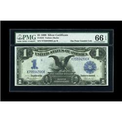 Fr. 233 $1 1899 Silver Certificate PMG Gem
