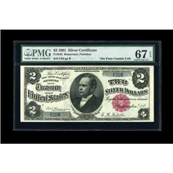 Fr. 245 $2 1891 Silver Certificate PMG Superb