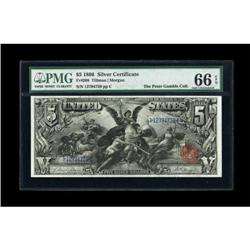 Fr. 268 $5 1896 Silver Certificate PMG Gem