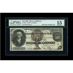 Fr. 286 $10 1880 Silver Certificate PMG Choice
