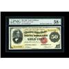 Image 1 : Fr. 1194 $50 1882 Gold Certificate PMG Choice