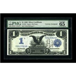 A.U. Wyman Courtesy Autograph Fr. 230 $1 1899